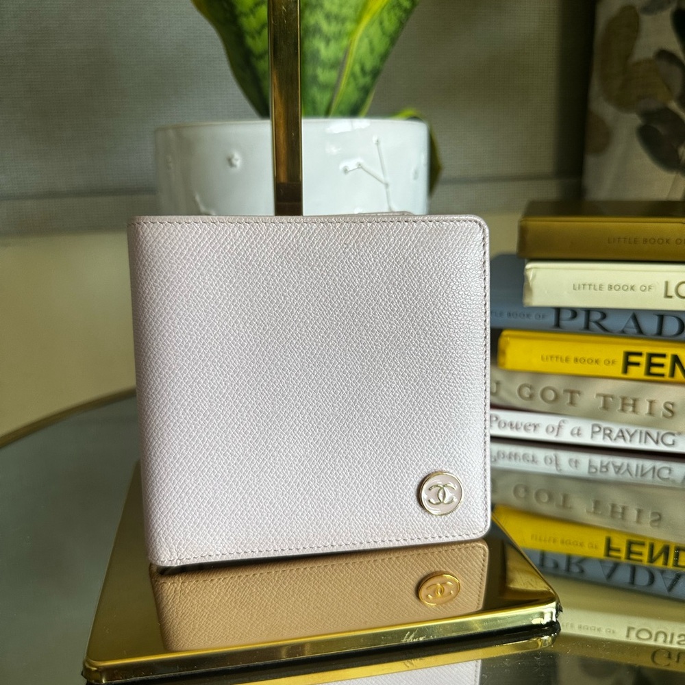 Chanel Cavier Lilac Bi-Fold Wallet